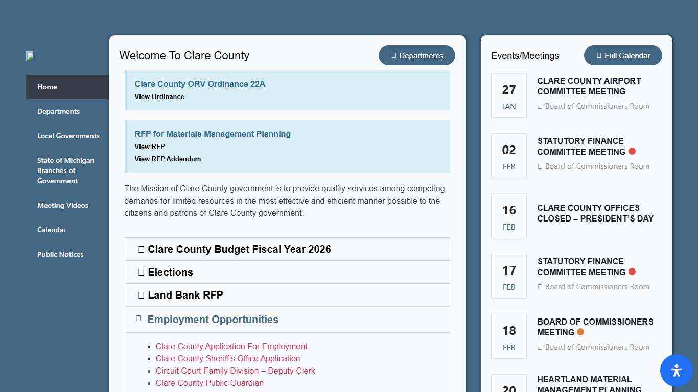 Clare County Michigan